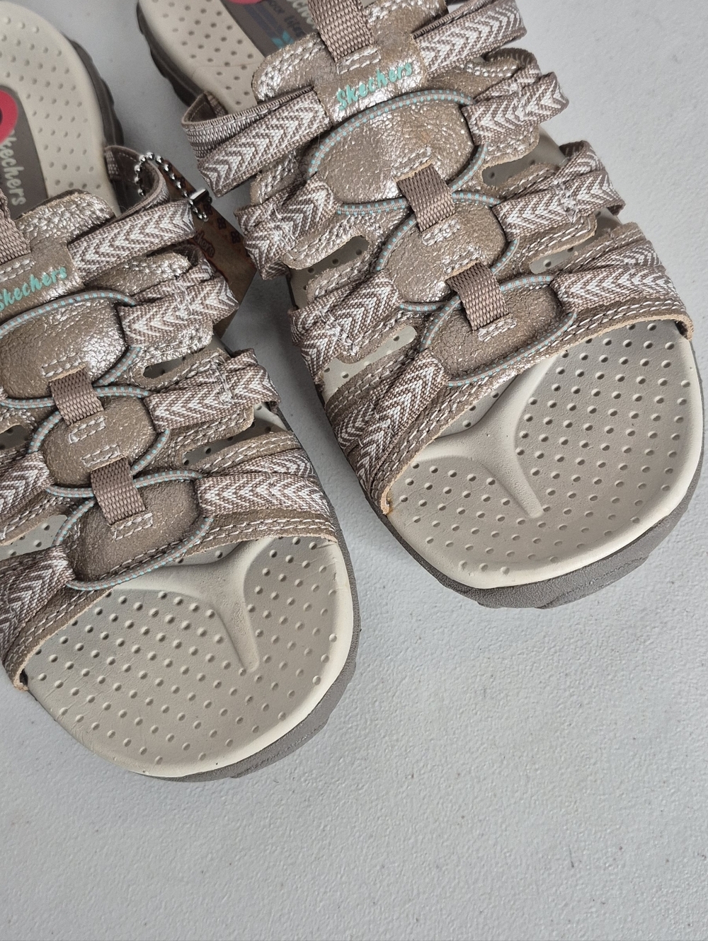 Skechers Reggae - Repetition Athletic Slide Sandals - Size 10 - Picture 8 of 15